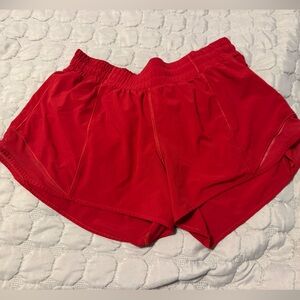 Red Hotty Hot 2.5” Lululemon Women's Shorts